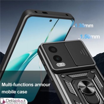 5in1 smūgiams atsparus dėklas su kameros apsauga - juodas (Oneplus Nord Ce4 Lite)